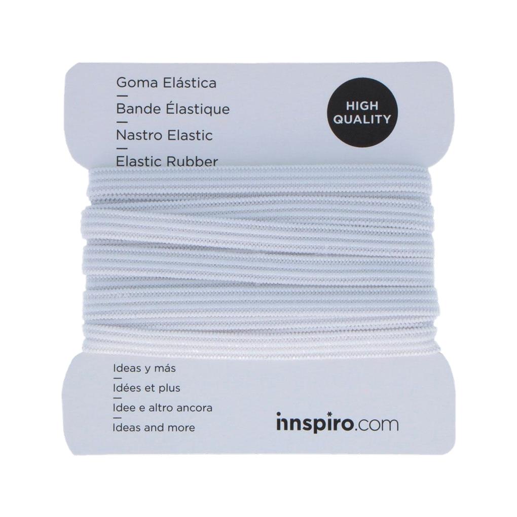 GOMA ELASTICA PLANA BLANCA 5,3 MM 3M