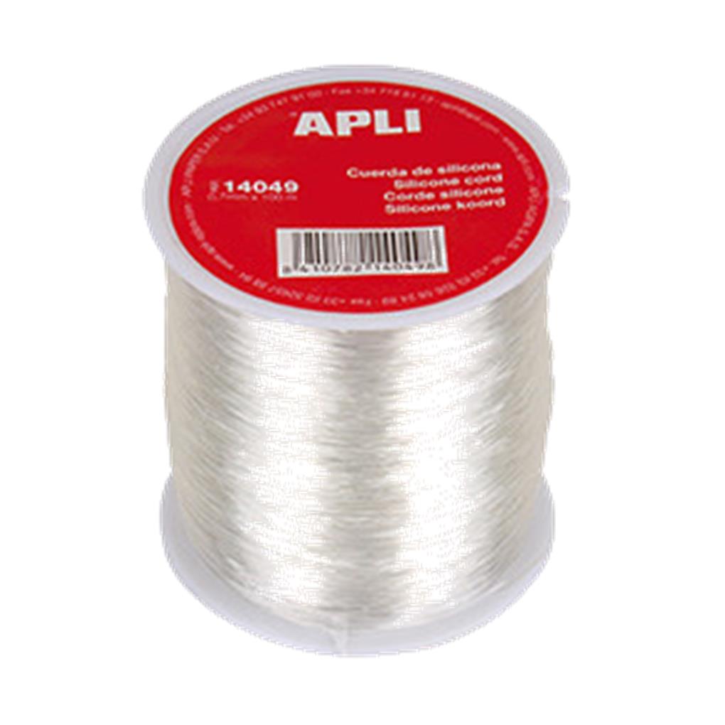 BOBINA DE CUERDA SILICONA 0,7MM. X 100M APLI