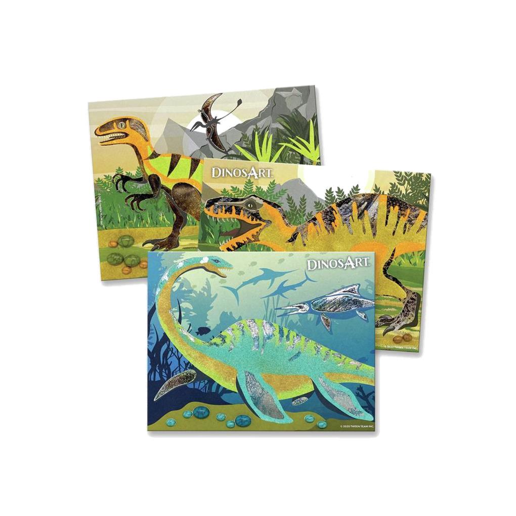 LAMINAS CREATIVAS DE ARENA DINOSART - Imagen 2