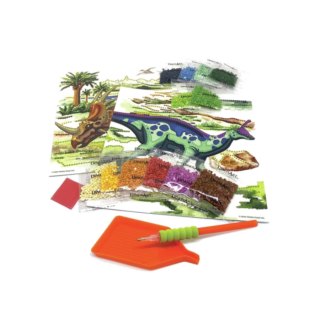 LAMINAS PINTA POR NUMEROS DINOSART - Imagen 2