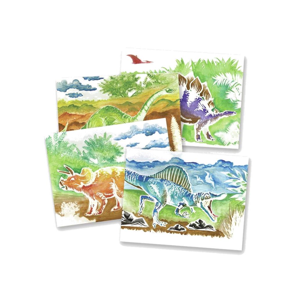 AQUARELLAS MÁGICAS DE DNOSAURIOS DINOSART - Imagen 2