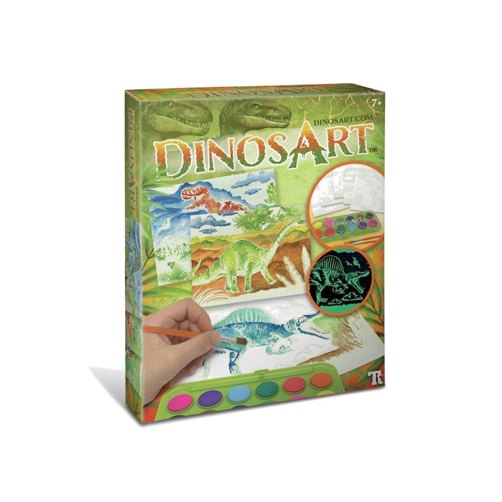 AQUARELLAS MÁGICAS DE DNOSAURIOS DINOSART - Imagen 3