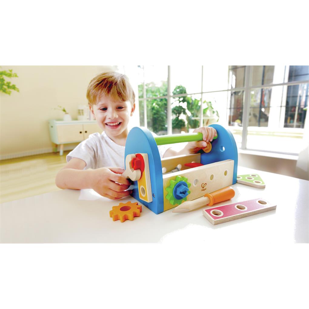 CAJA DE HERRAMIENTAS DE MADERA HAPE - Imagen 2