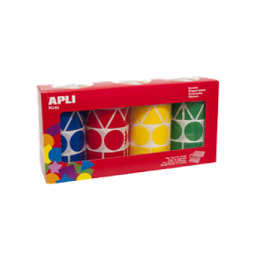 ROLLO GOMETS XL PACK/4 FIG. SURT. AZ./RO./AM./VE. APLI