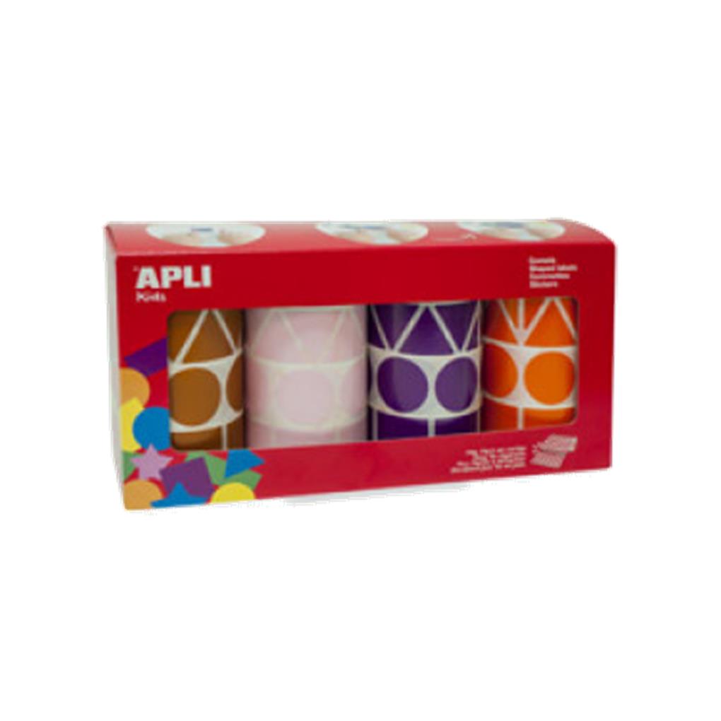 ROLLO GOMETS XL PACK/4 FIG. SURT. MA./ROS./LI./VE. APLI