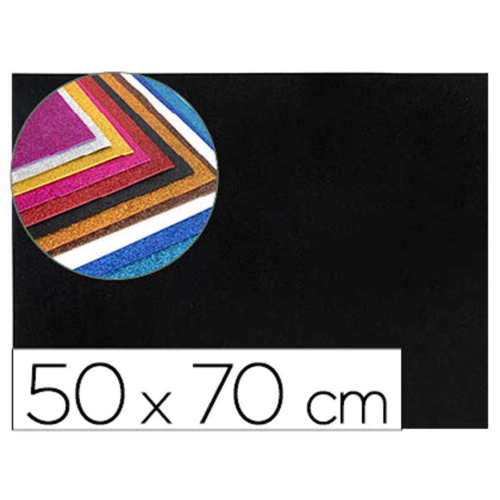 PLACA EVA PURPURINA 50X70 CMS UNIDAD - NEGRO