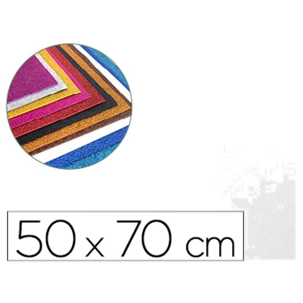 PLACA EVA PURPURINA 50X70 CMS UNIDAD - BLANCO