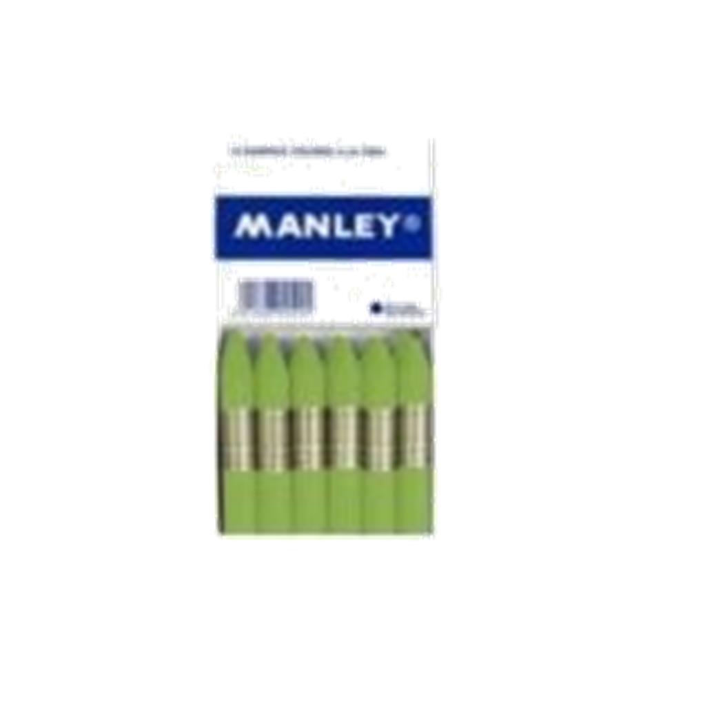 CERAS MANLEY UNICOLOR 12 UDS - Nº 25 VERDE PRIMAVERA