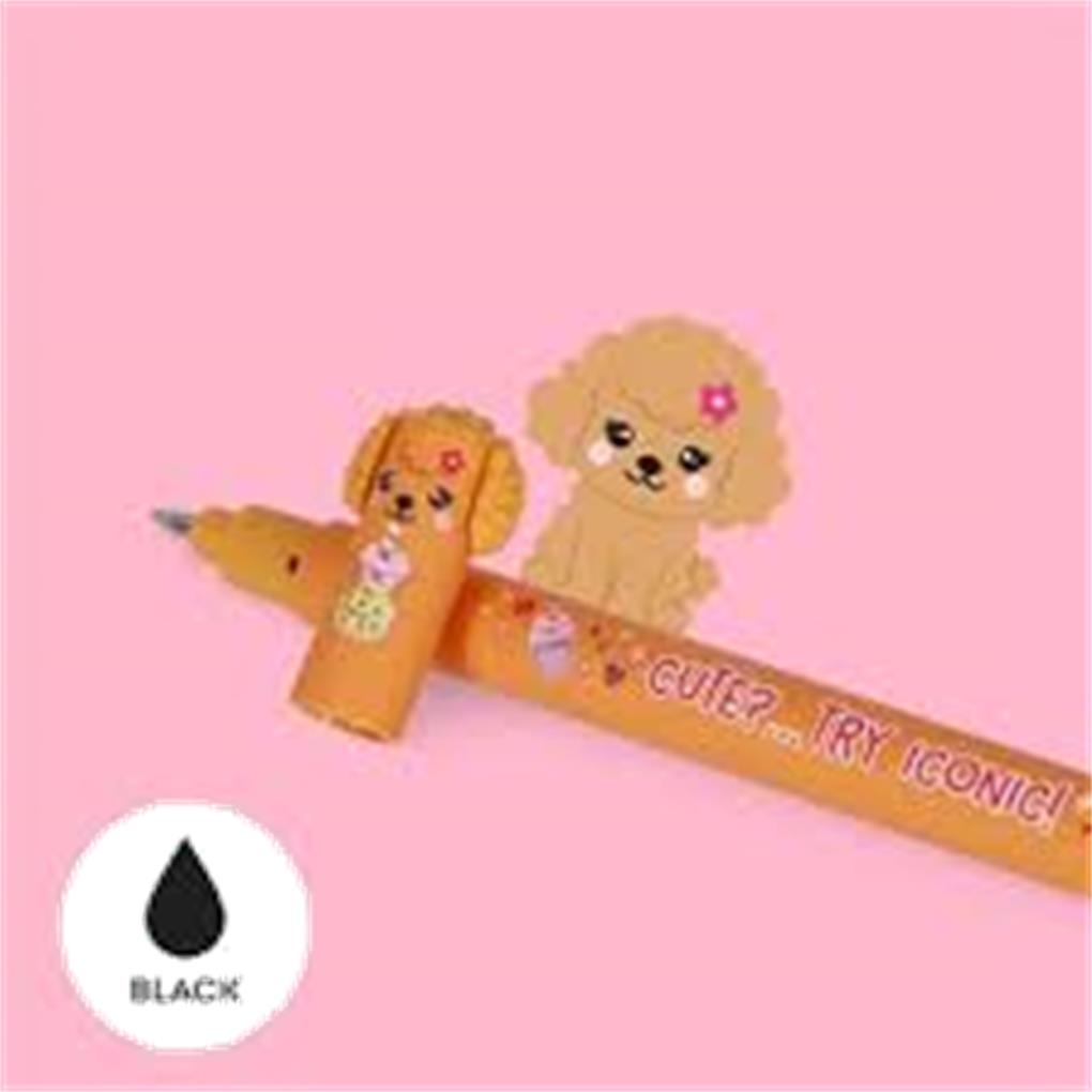 SET 3 BOLIGRAFOS DE GEL BORRABLES GOLDEN + BULLDOG + POODLE LEGAMI - Imagen 6