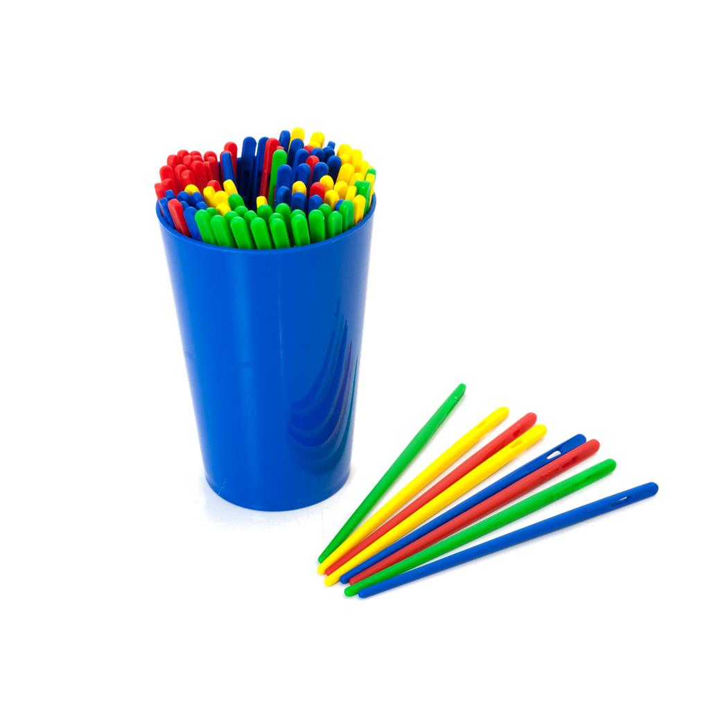 CUBILETE AGUJAS PARA CORDON (100 AGUJAS - 13 CM.)