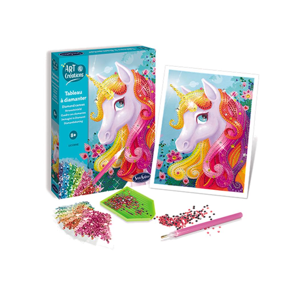 ART & CREATIONS - TALLER DIAMANTES - UNICORNIO SENTOSPHERE