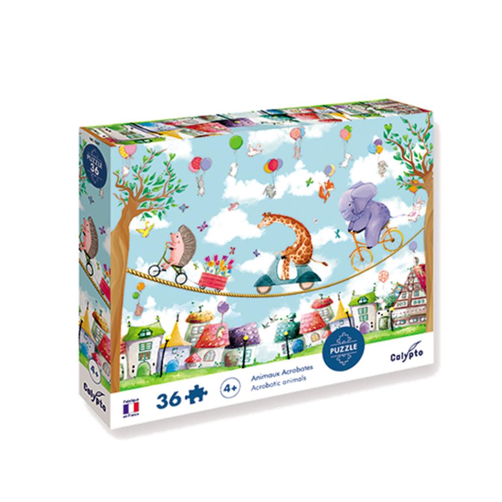 PUZZLE 36 PIEZAS - ANIMALES ACROBATAS SENTOSPHERE