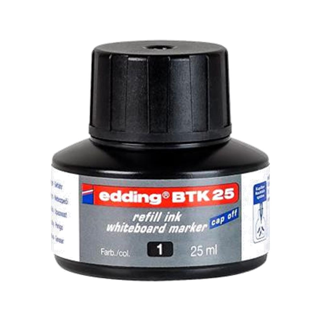 TINTA EDDING BORRABLE BTK25 25ML - NEGRO