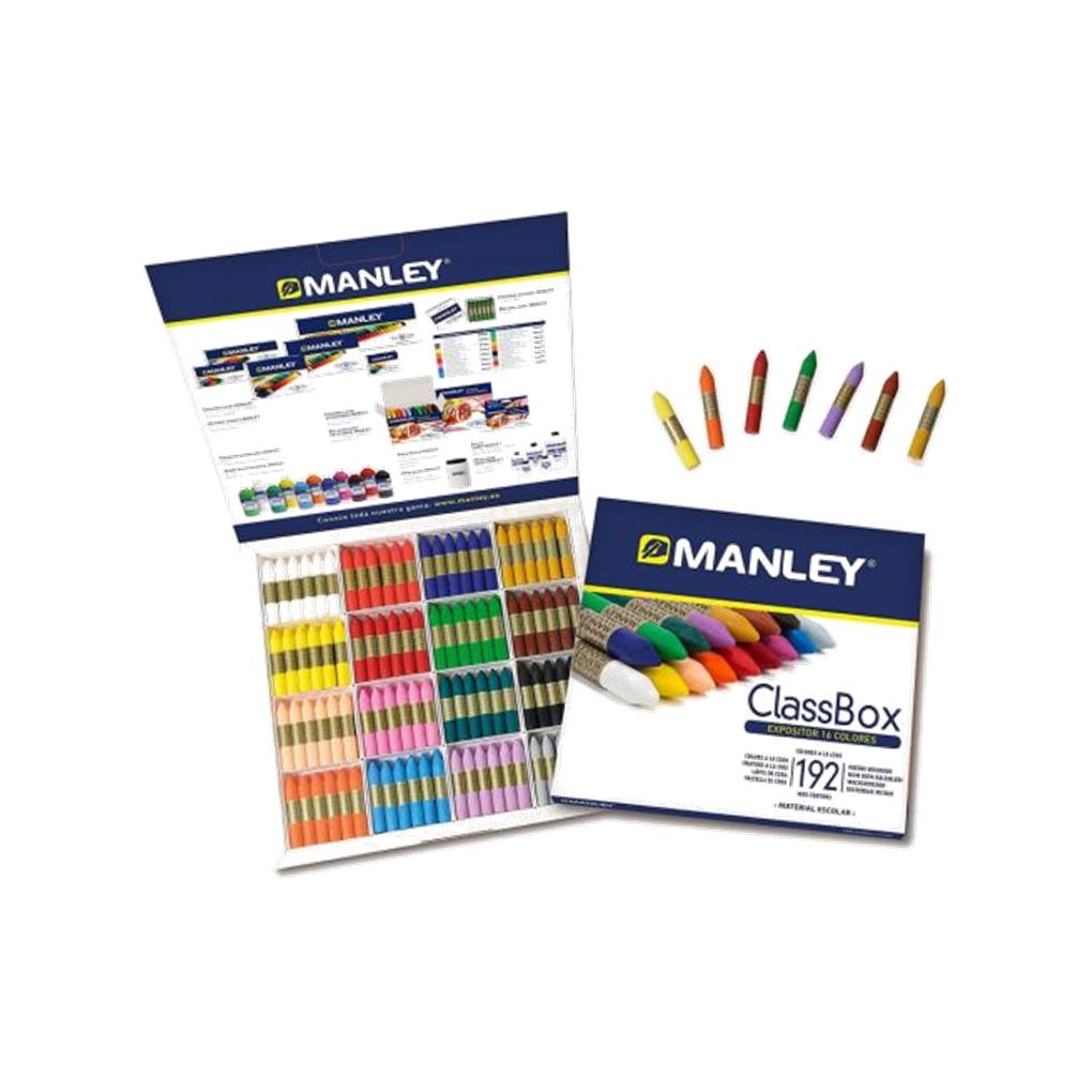CERAS MANLEY SCHOOL PACK 192 COLORES SURTIDOS