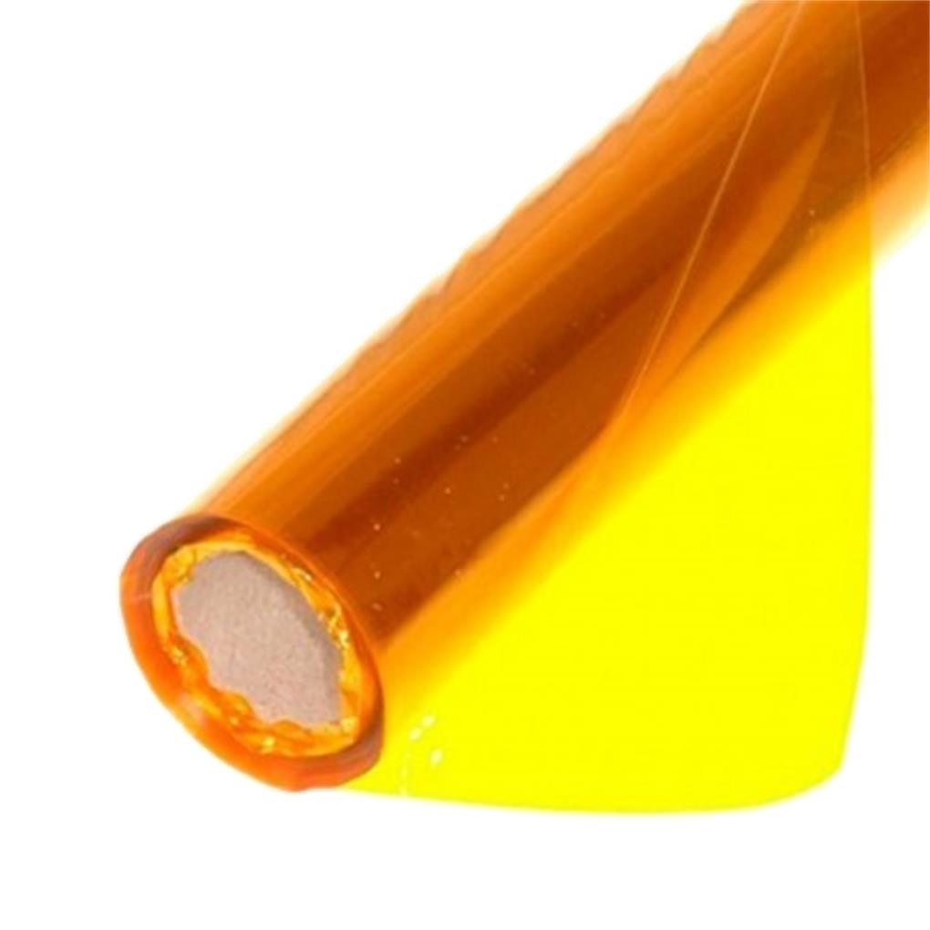 PAPEL CELOFAN 10 X 0,50 MTS ROLLO COLOR AMARILLO