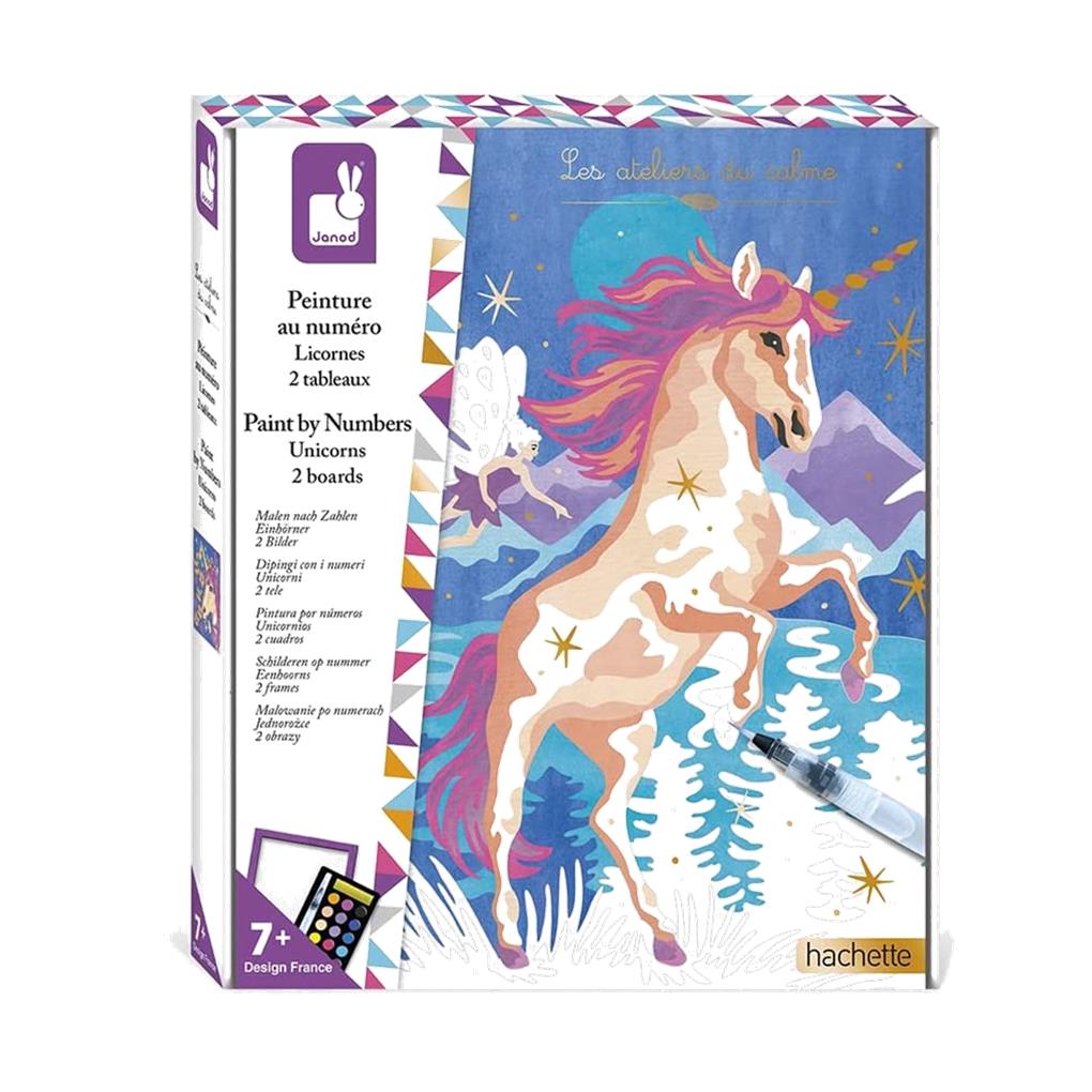 PINTAR POR NUMEROS UNICORNIOS JANOD
