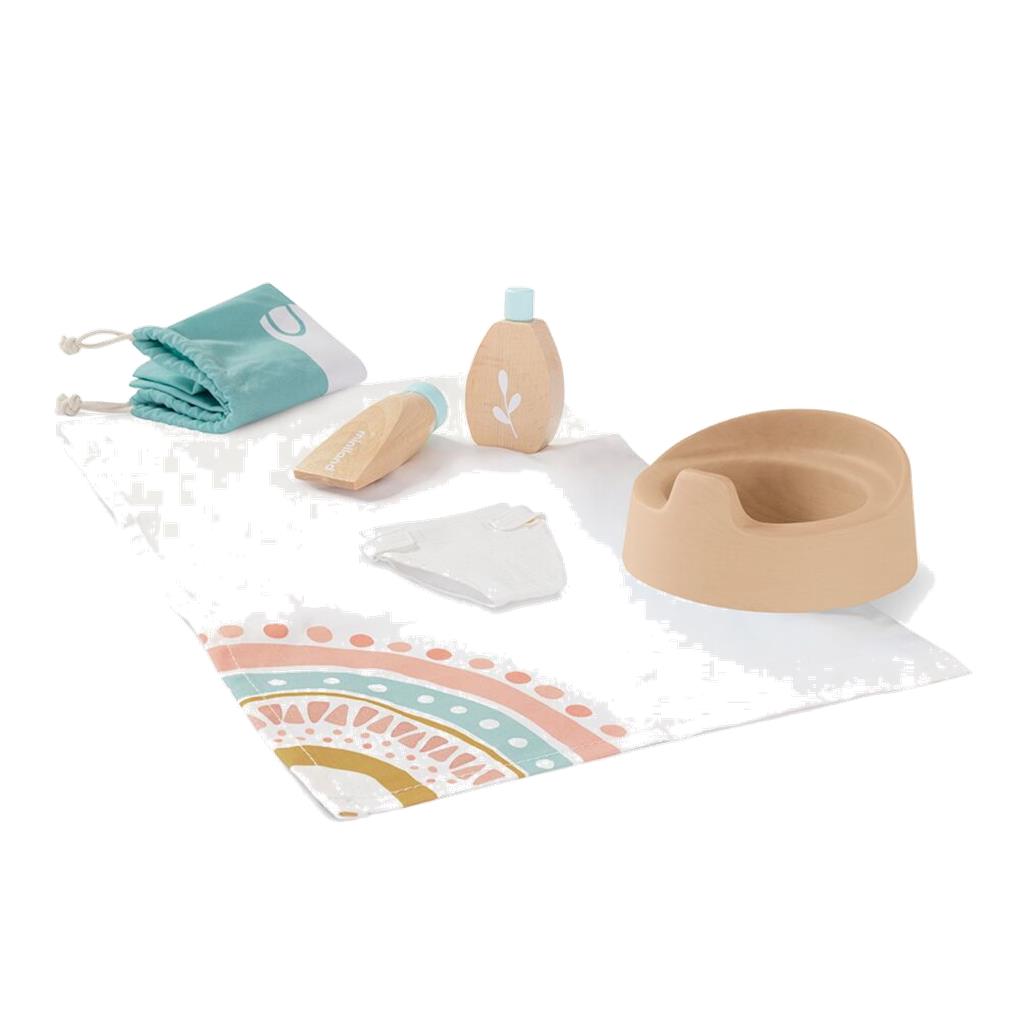 SET HIGIENE MADERA MUÑECOS