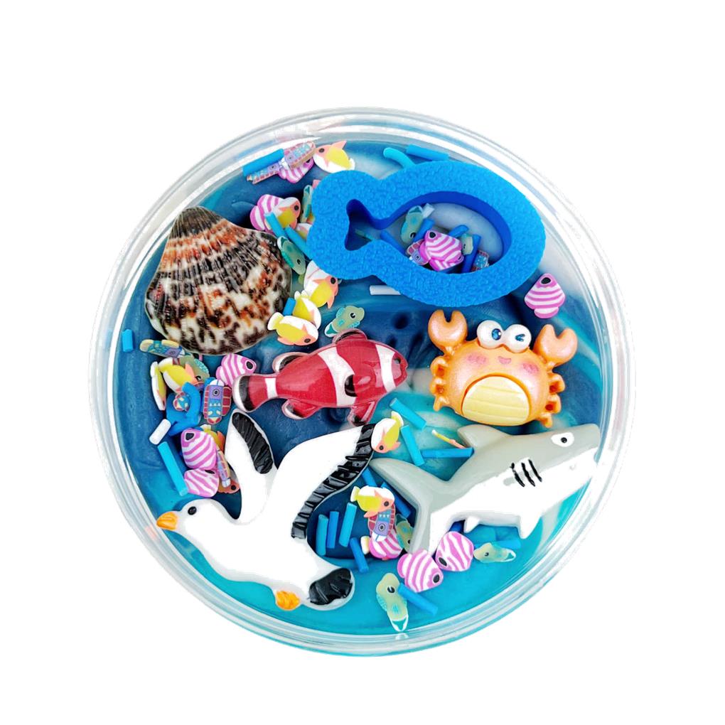 PLASTILINA UNDER THE SEA SURPRISE POT