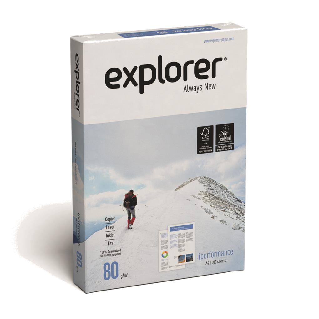 PAPEL DIN A3 80 GR PQTE/ 500 H. - BLANCO "EXPLORER"