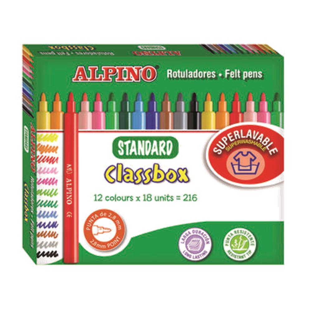 ECONOMY PACK ROTULADOR STANDARD (18 UNID. X 12 COLORES)