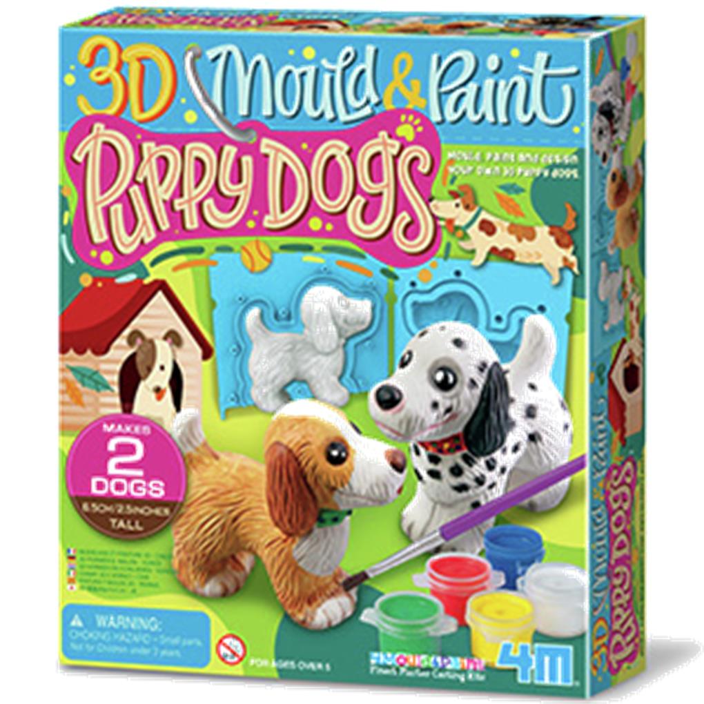 3D MOULD & PAINT/PUPPY DOGS