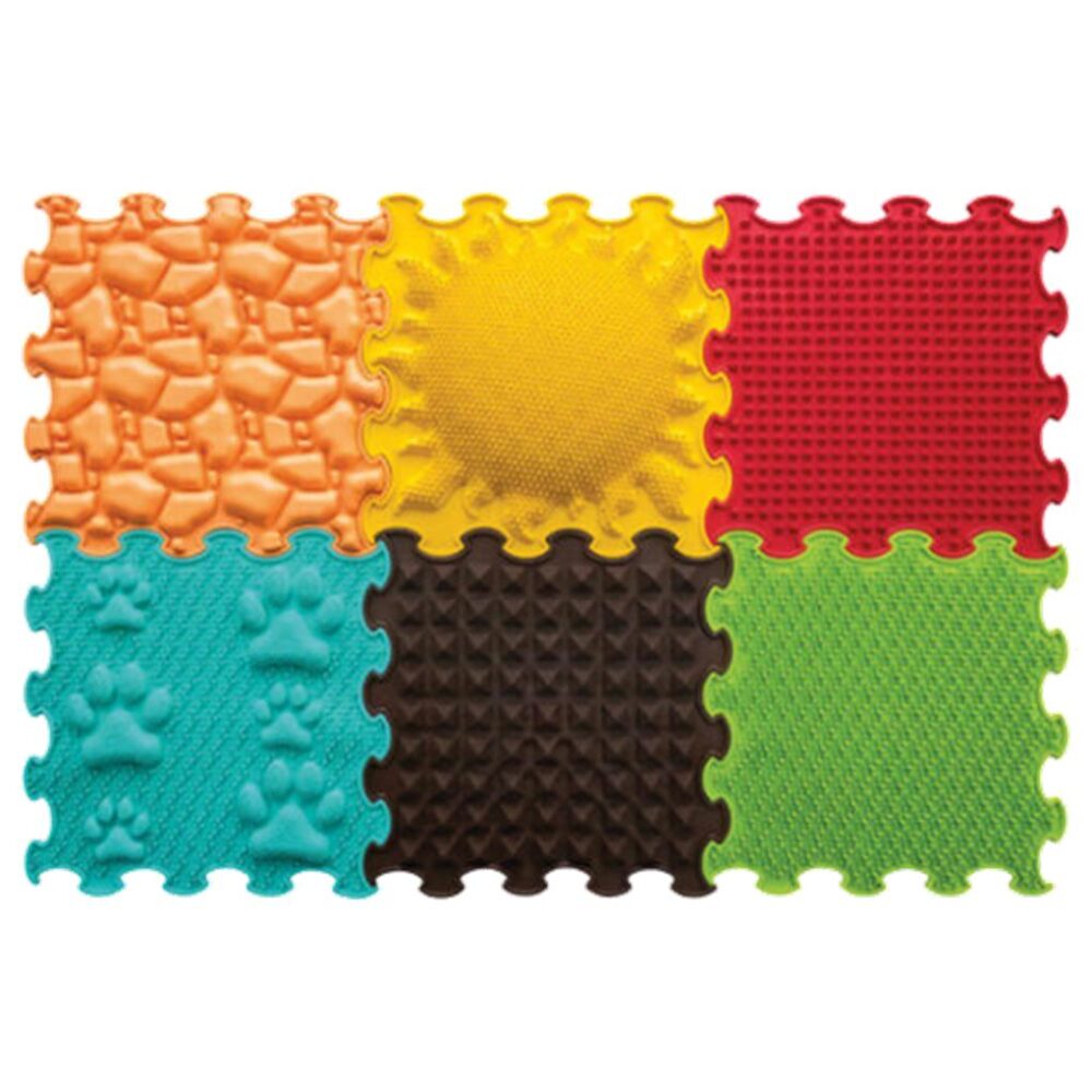 LOSETAS SENSORIALES - SET DE 6 PANELES TACTILES