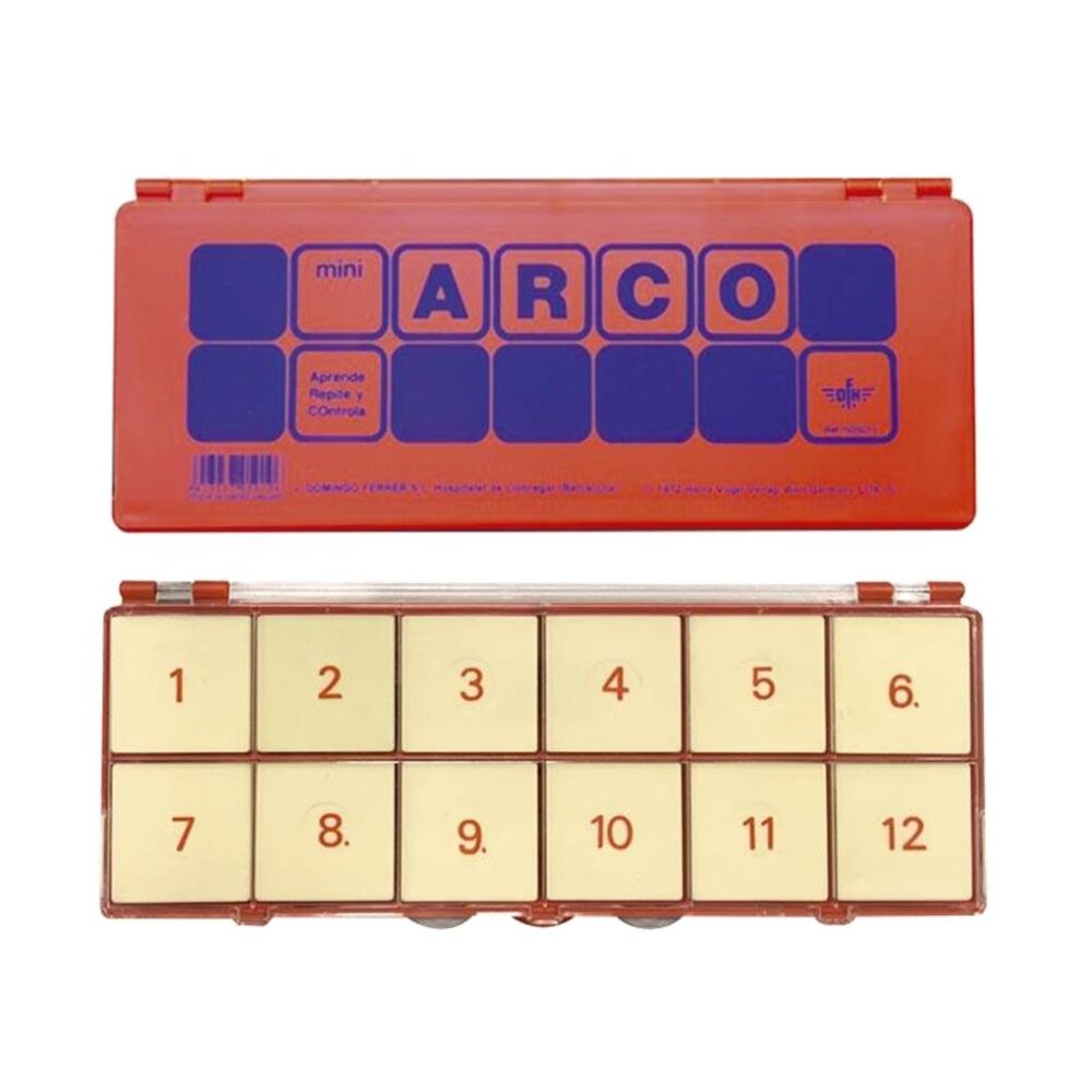Alternative view of MINI-ARCO ESTUCHE DE CONTROL 12 FICHAS NARANJA