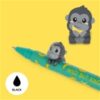 BOLIGRAFO DE GEL ANIMALDECOR LOVELY FRIENDS GORILA LEGAMI - Imagen 2