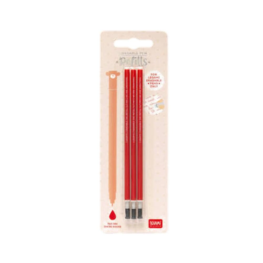 RECAMBIO BOLIGRAFO BORRABLE ROJO LEGAMI