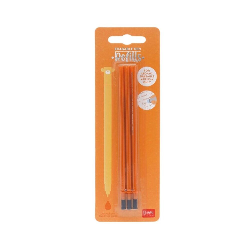 RECAMBIO BOLIGRAFO BORRABLE NARANJA LEGAMI