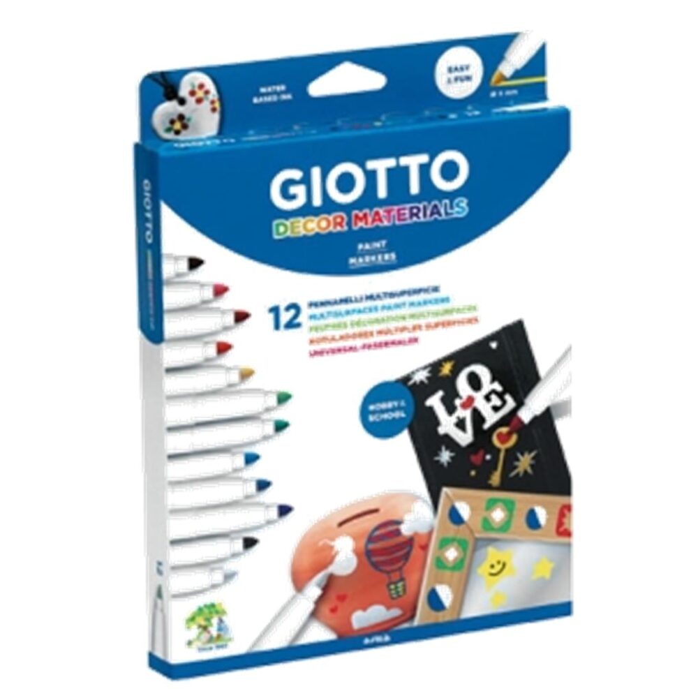 GIOTTO DECOR MATERIALS EST. 12 UDS.