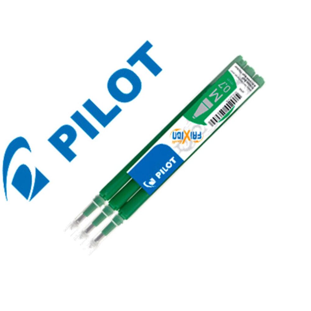 RECAMBIO BOLIGRAFO PILOT FRIXION 3 UNIDADES - VERDE