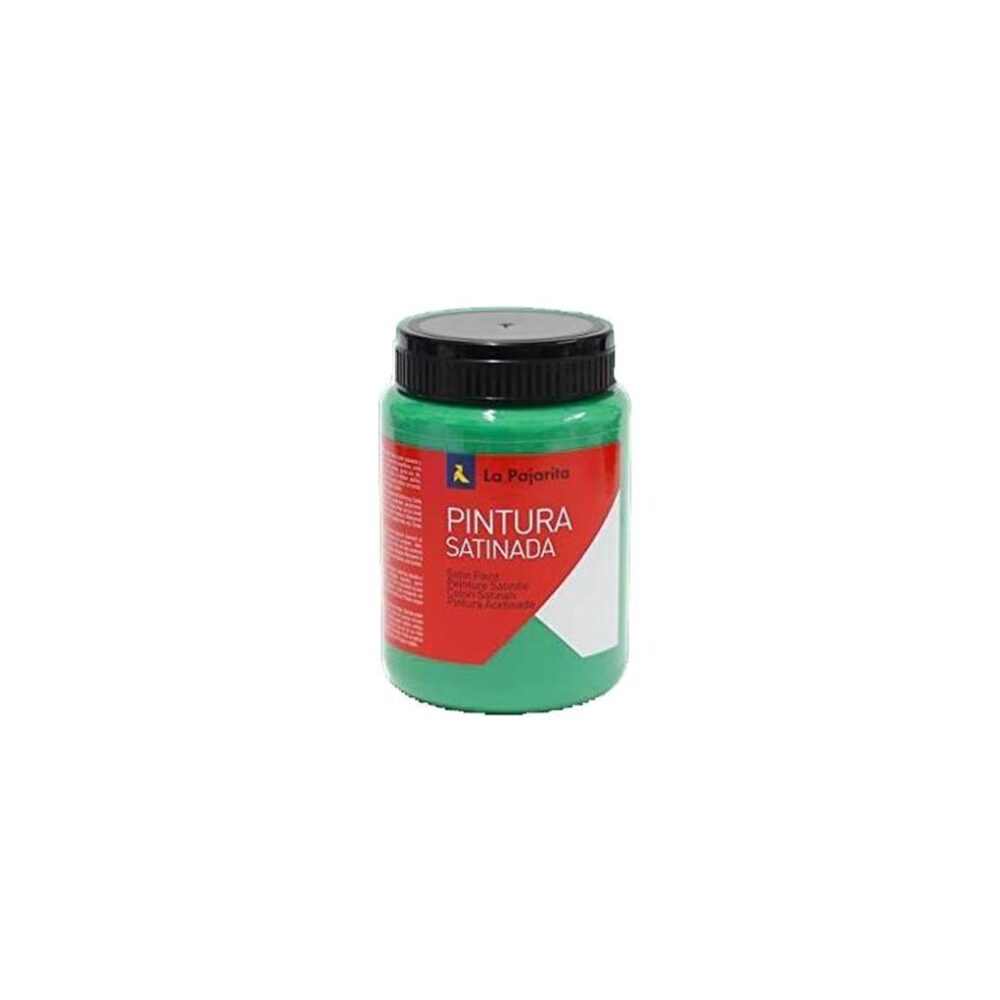PINTURA SATINADA LA PAJARITA 375 ML - VERDE VIVO L-17