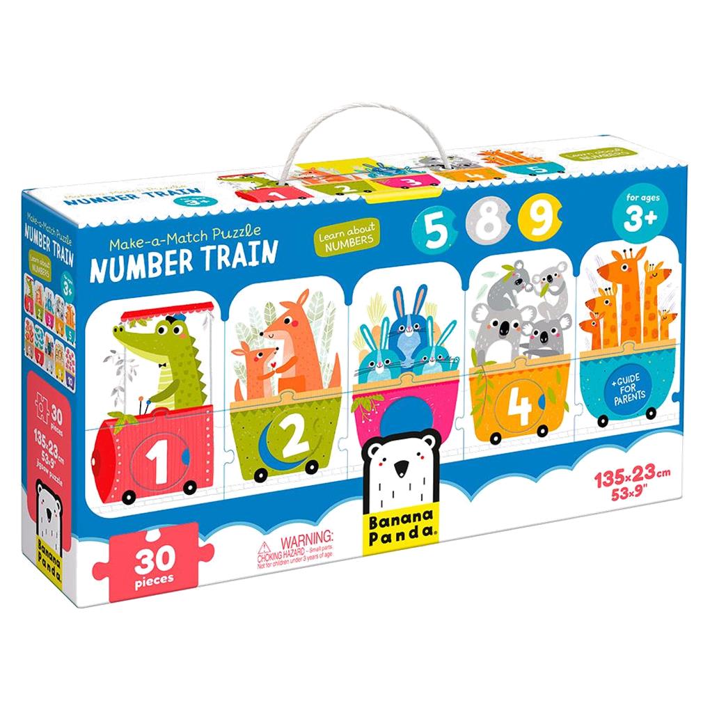 PUZZLE EL TREN DE LOS NUMEROS