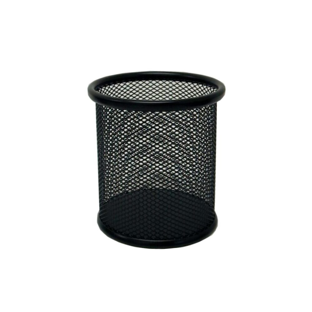 CUBILETE REJILLA METALICA NEGRA