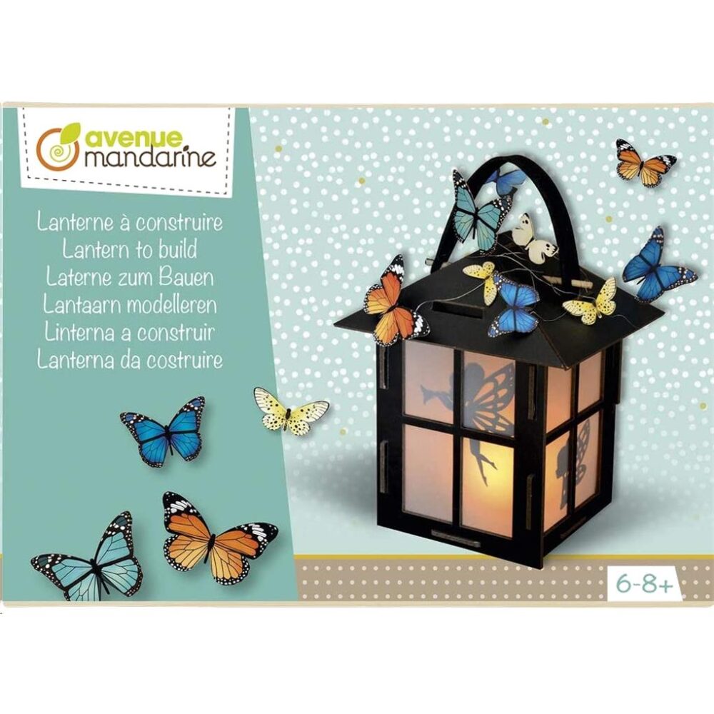 LAMPARA LINTERNA HADAS Y MARIPOSAS