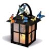 LAMPARA LINTERNA HADAS Y MARIPOSAS - Imagen 2