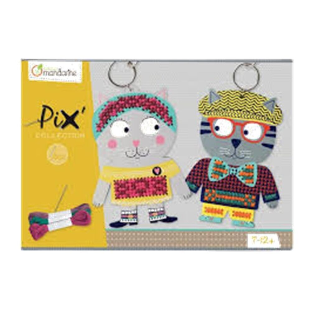 CAJA CREATIVA LLAVERO GATO