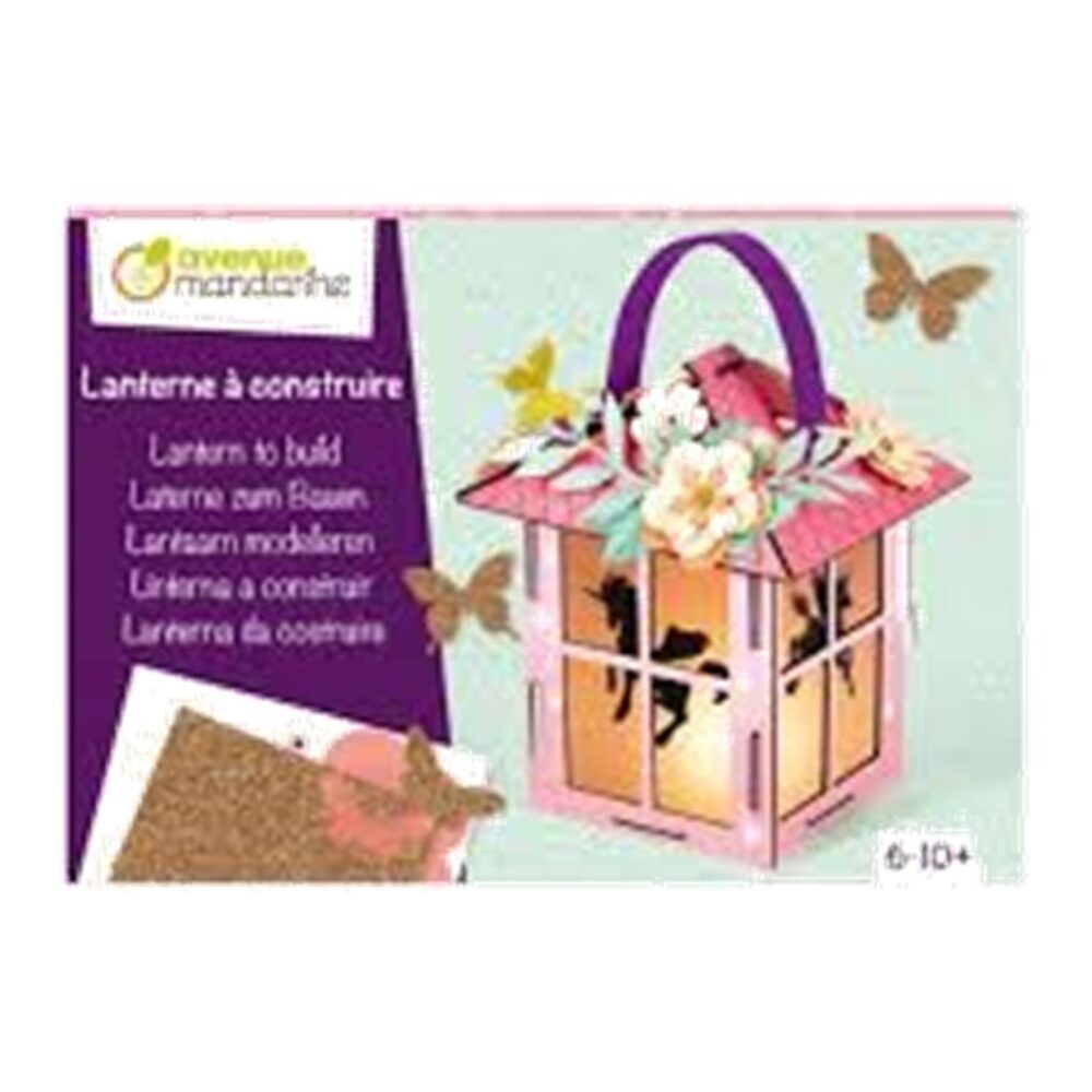 CAJA MANUALIDADES LINTERNA UNICORNIO