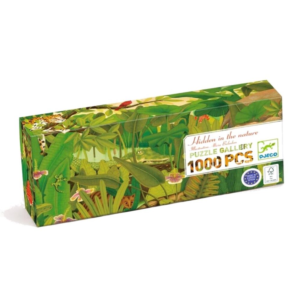 PUZZLE GALERIA DJECO HIDDEN IN THE NATURE FSC - 1000 PIEZAS