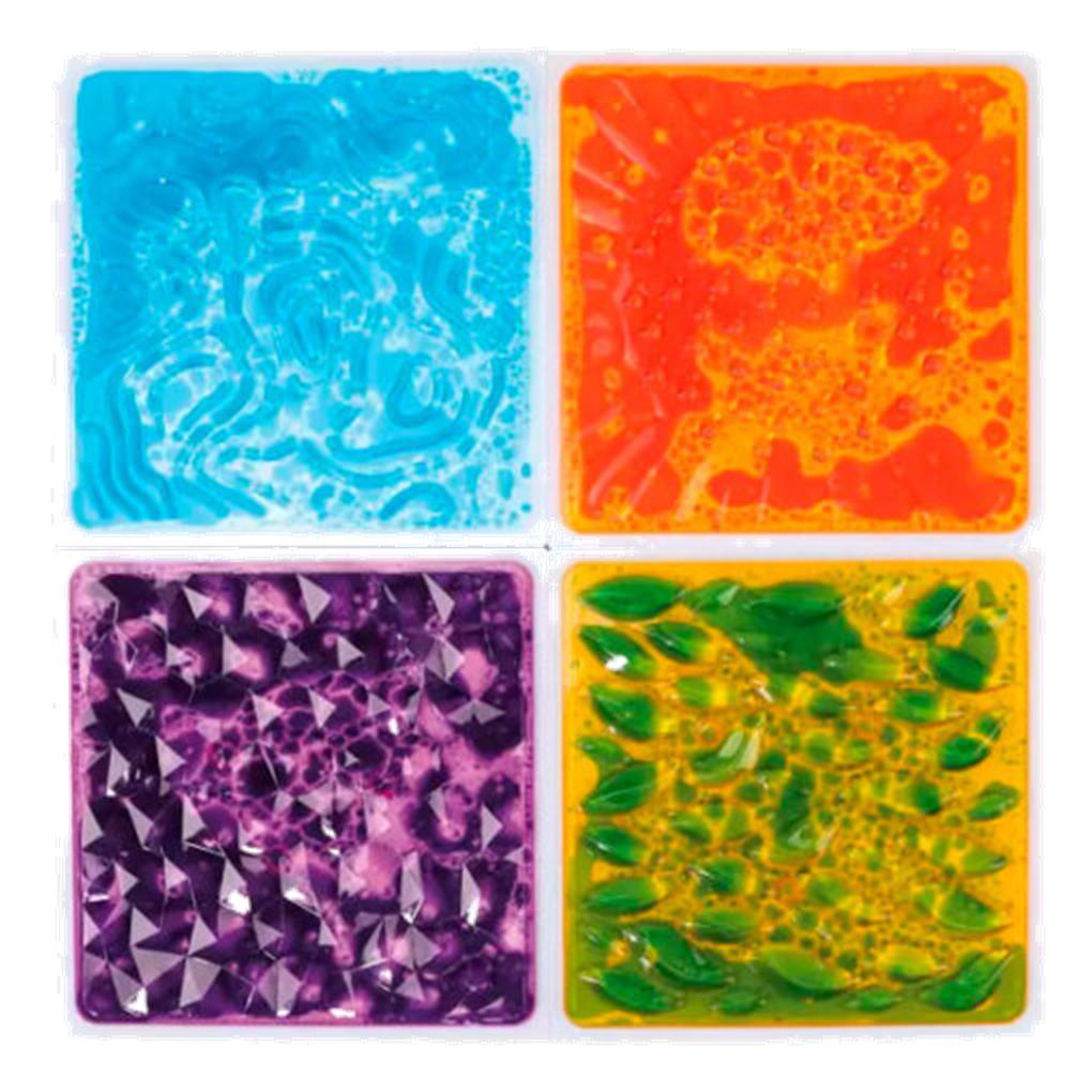 LOSETAS SENSORIALES TEXTURIZADAS 3D PACK 4 UD