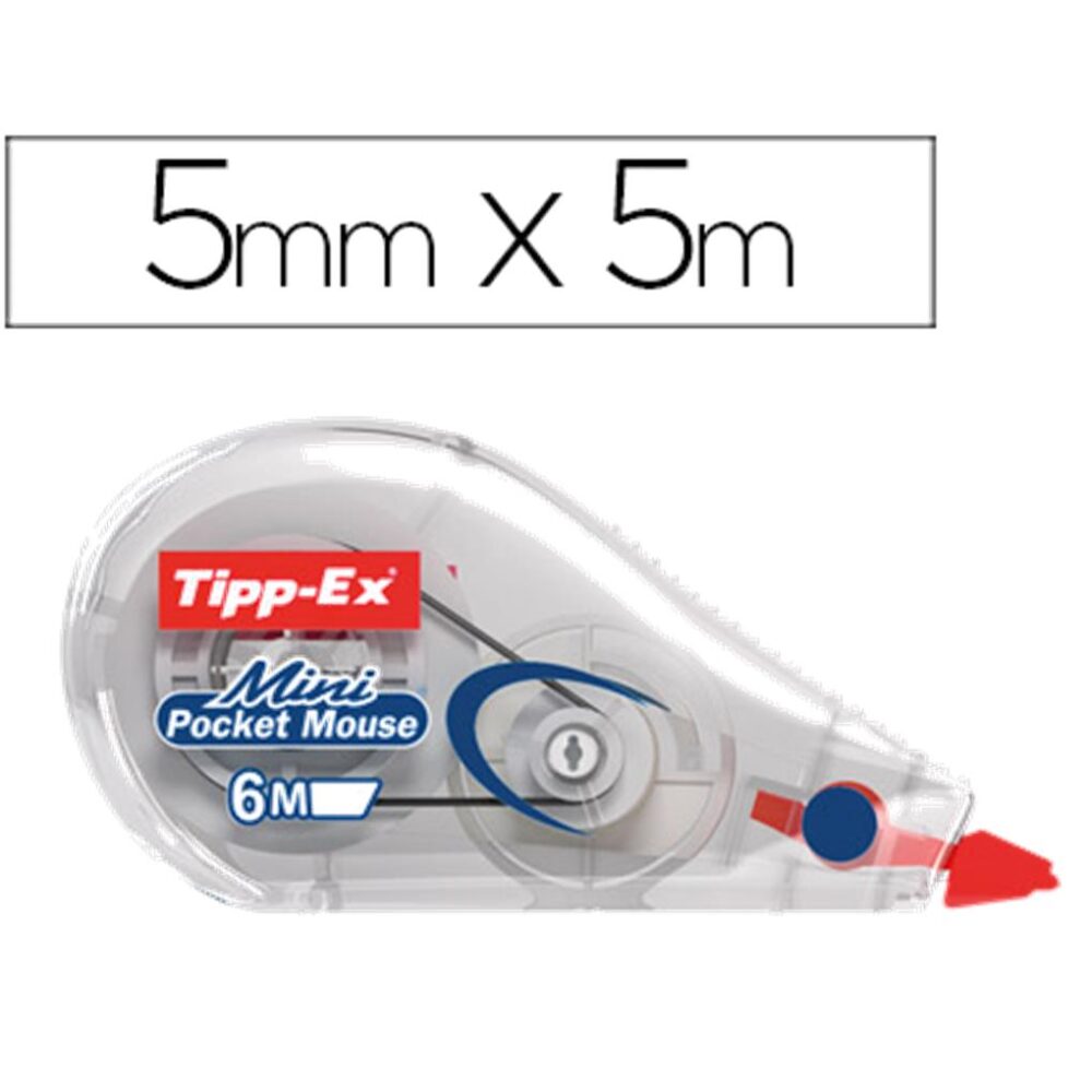 CINTA CORRECTORA  TIPP-EX MINI MOUSE 5 MM X 6 M