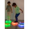 BASES REDONDAS SENSORIALES CON LIQUIDO E ILUMINACION LED SET 3 UD - Imagen 3