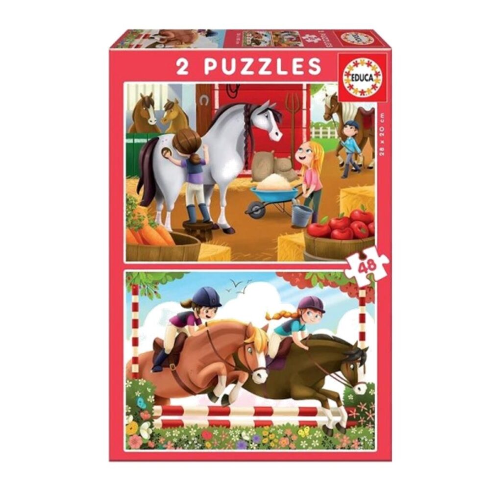 PUZZLES JUNIOR - CUIDADO CABALLOS