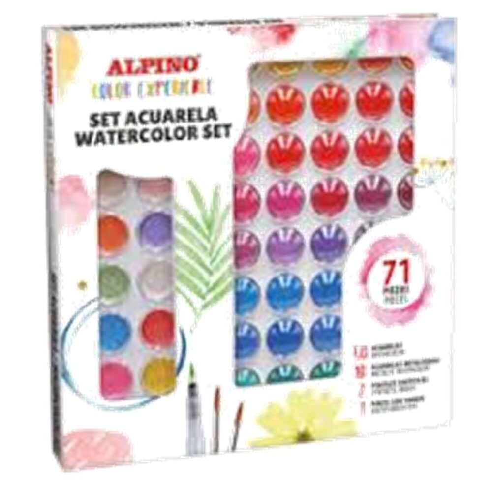 SET ACUARELAS 71 PIEZAS