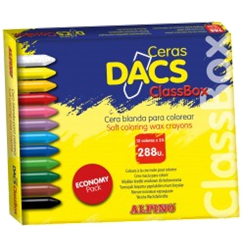 ECONOMY PACK CERAS DACS 288 UNID.  (24 UNID. X 12 COLOR)