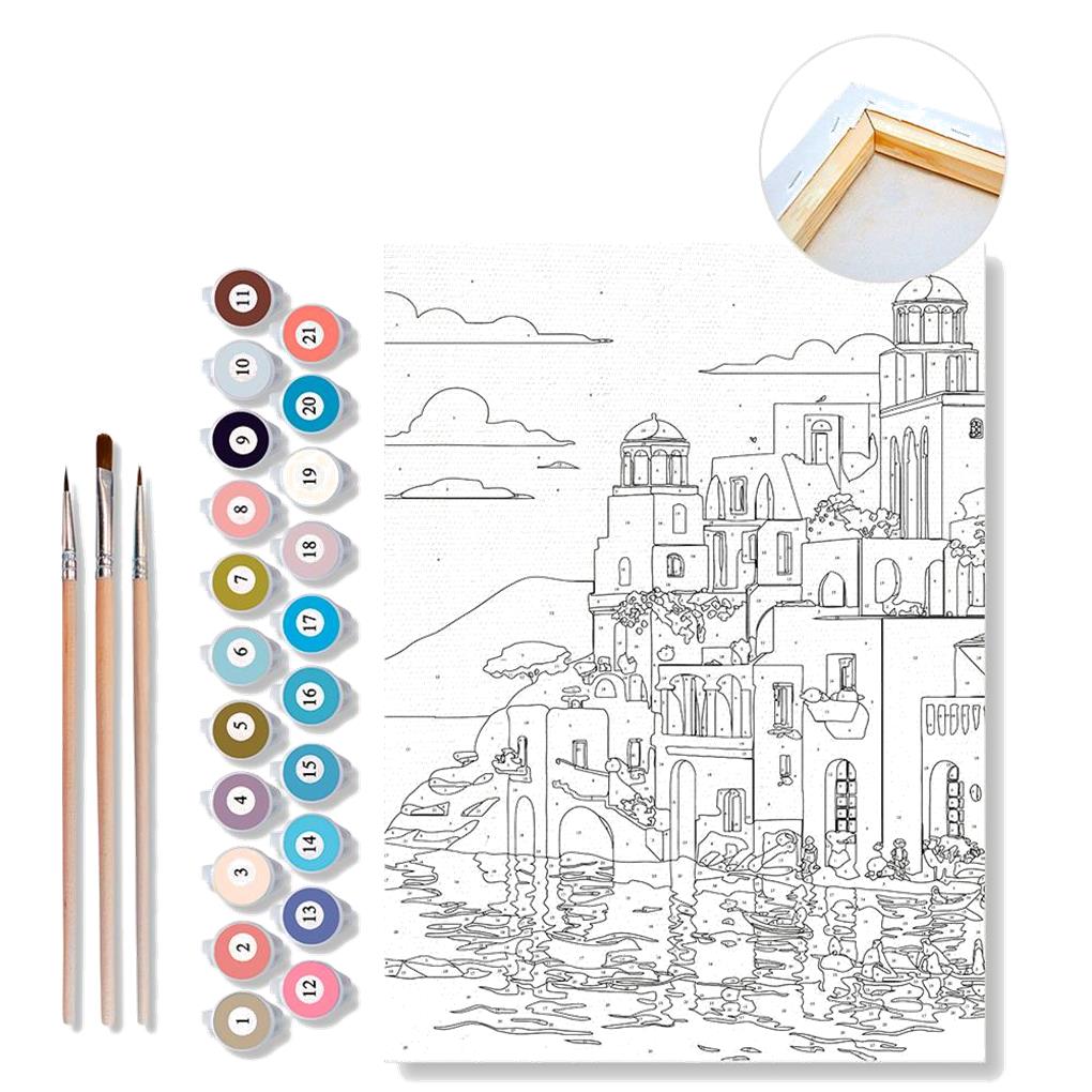 PINTAR POR NUMEROS GRECIA - Imagen 2