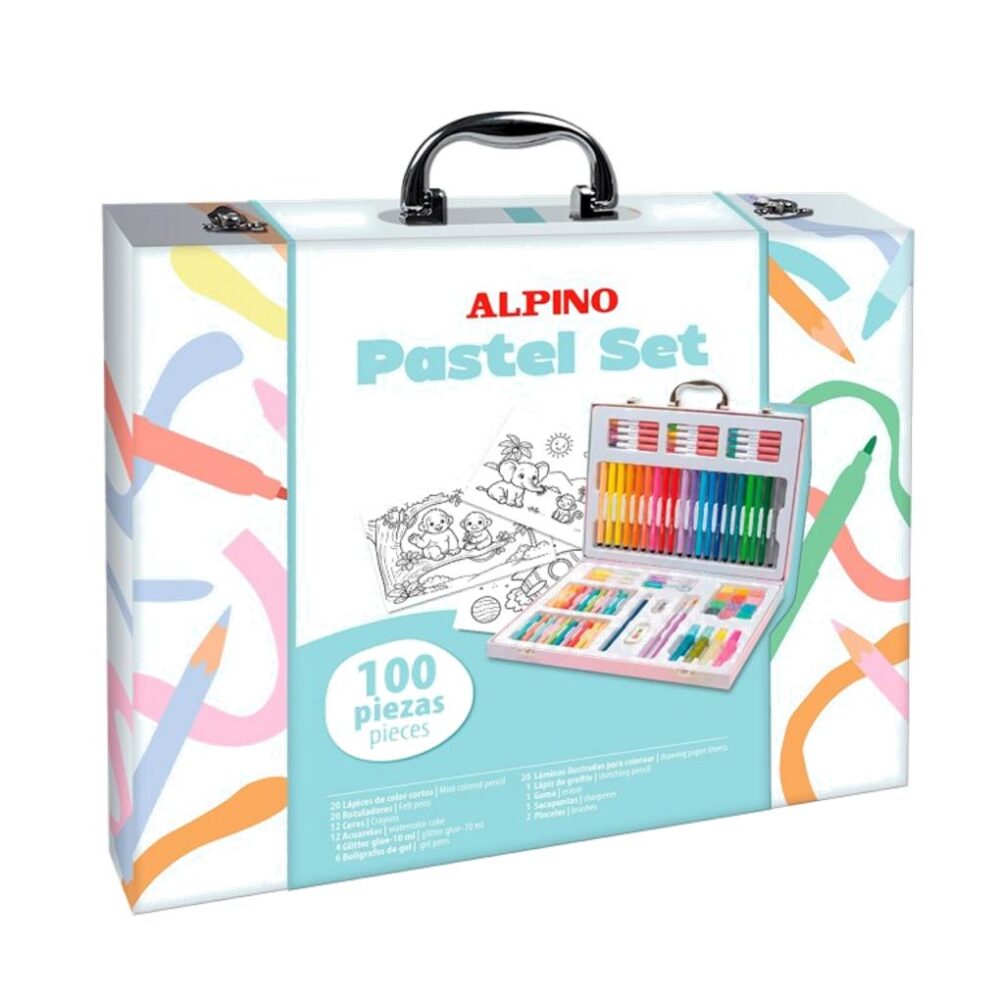 MALETIN ARTISTICO COLORES PASTEL
