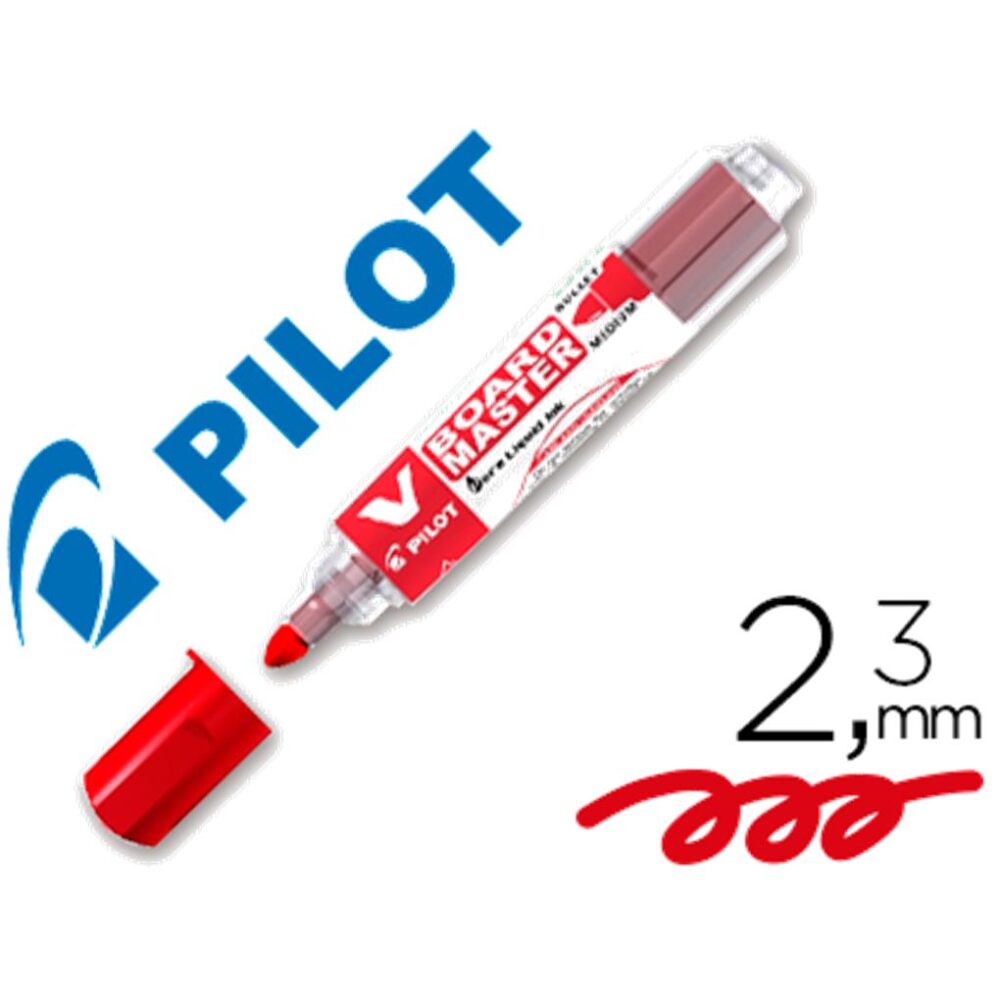 ROTULADOR PILOT VBOARD MASTER PIZARRA BLANCA UNIDAD - ROJO
