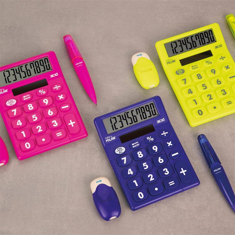 CALCULADORA 10 DIGITOS ACID MILAN